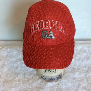 Red Georgia Baseball Cap